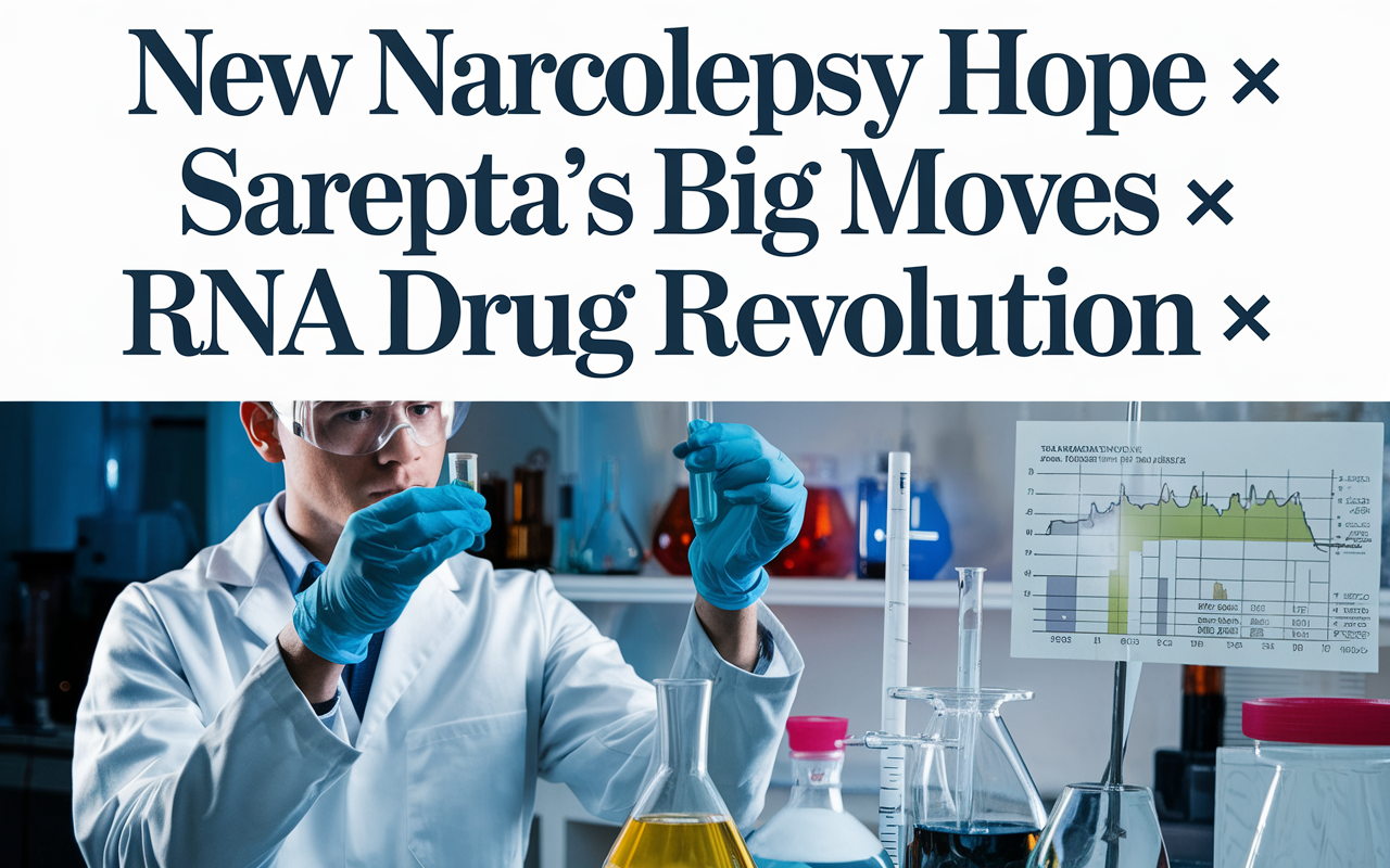 New Narcolepsy Hope 💤, Sarepta's Big Moves 💊, RNA Drug Revolution 🧬