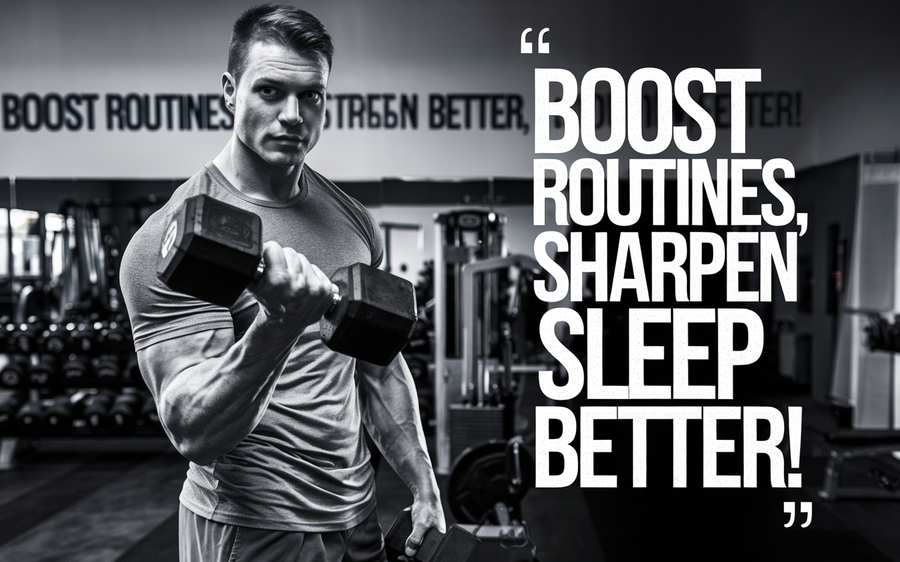 💪 Boost Routines, 🧠 Sharpen Mind, 🌙 Sleep Better!