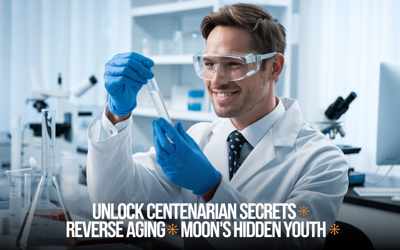 Unlock Centenarian Secrets 🧬, Reverse Aging 🕒, Moon's Hidden Youth 🌕