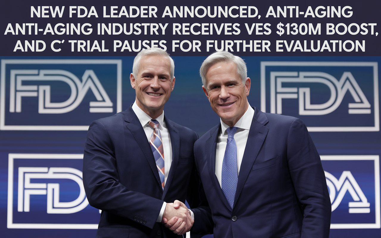 
New FDA Leader 📰, Anti-Aging $130M Boost 💰, CF Trial Pause 🌡️
