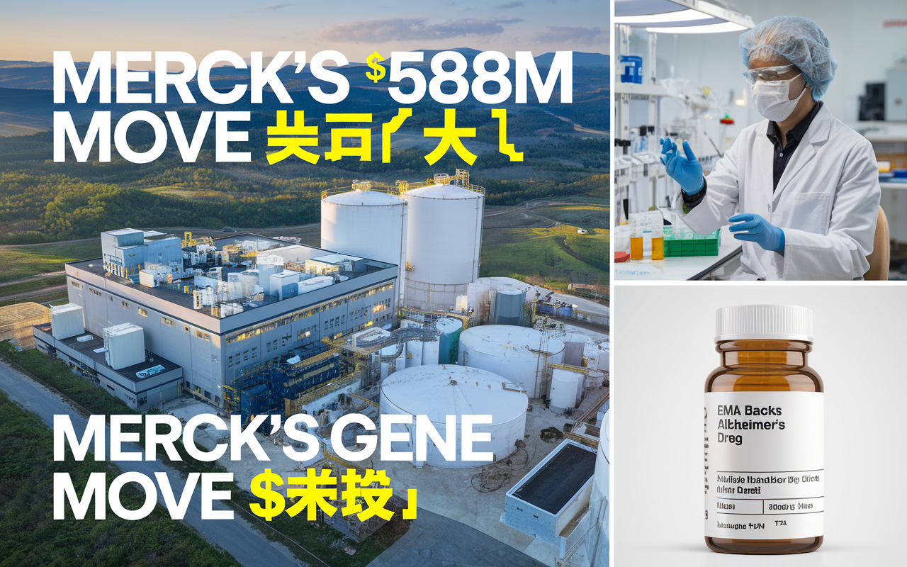 Merck's $588M Move 🛡️, FDA's Gene Therapy Breakthrough 🧬, EMA Backs Alzheimer's Drug 🧠