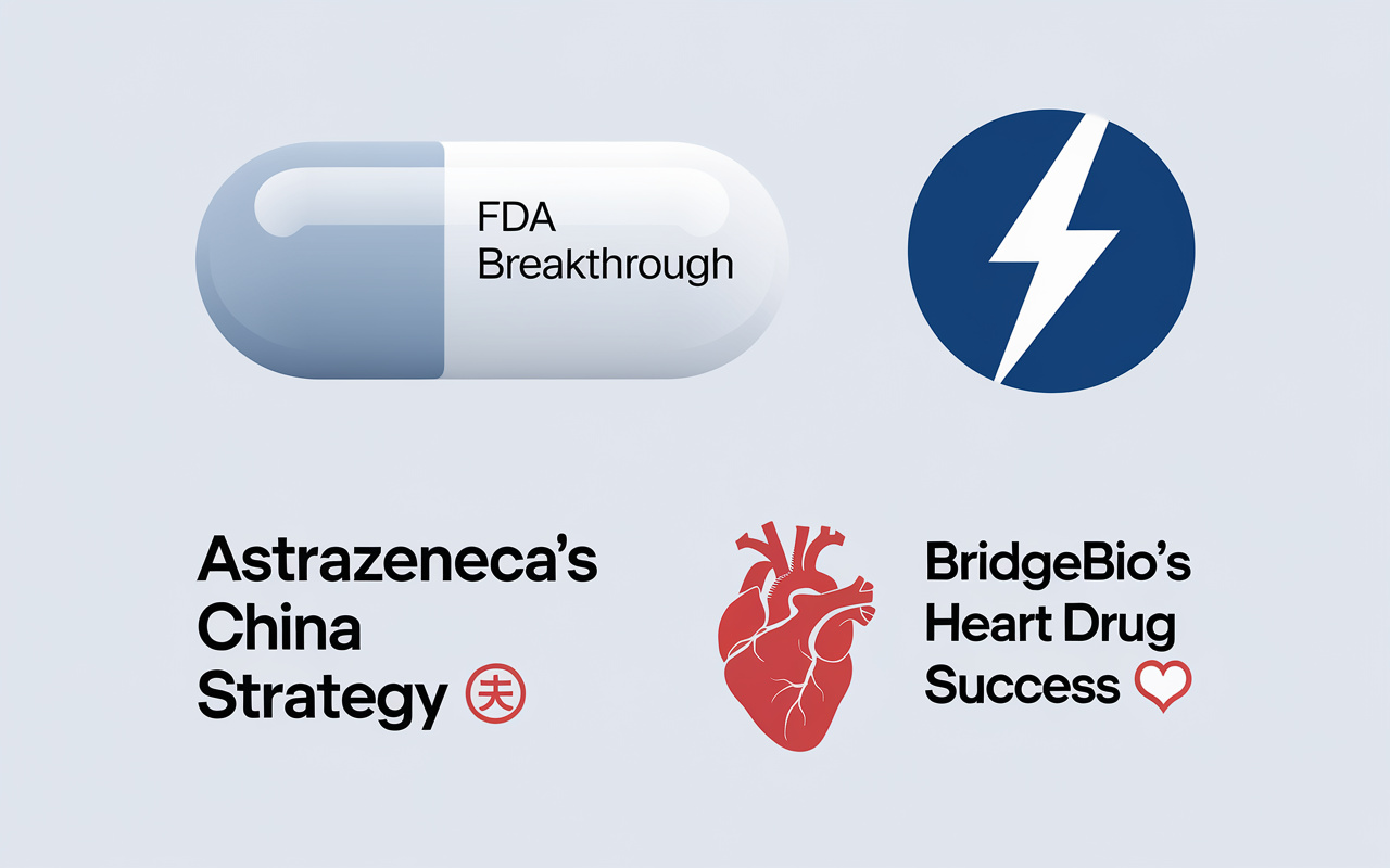 FDA Breakthrough 💊, AstraZeneca's China Strategy 🌐, BridgeBio's Heart Drug Success ❤️