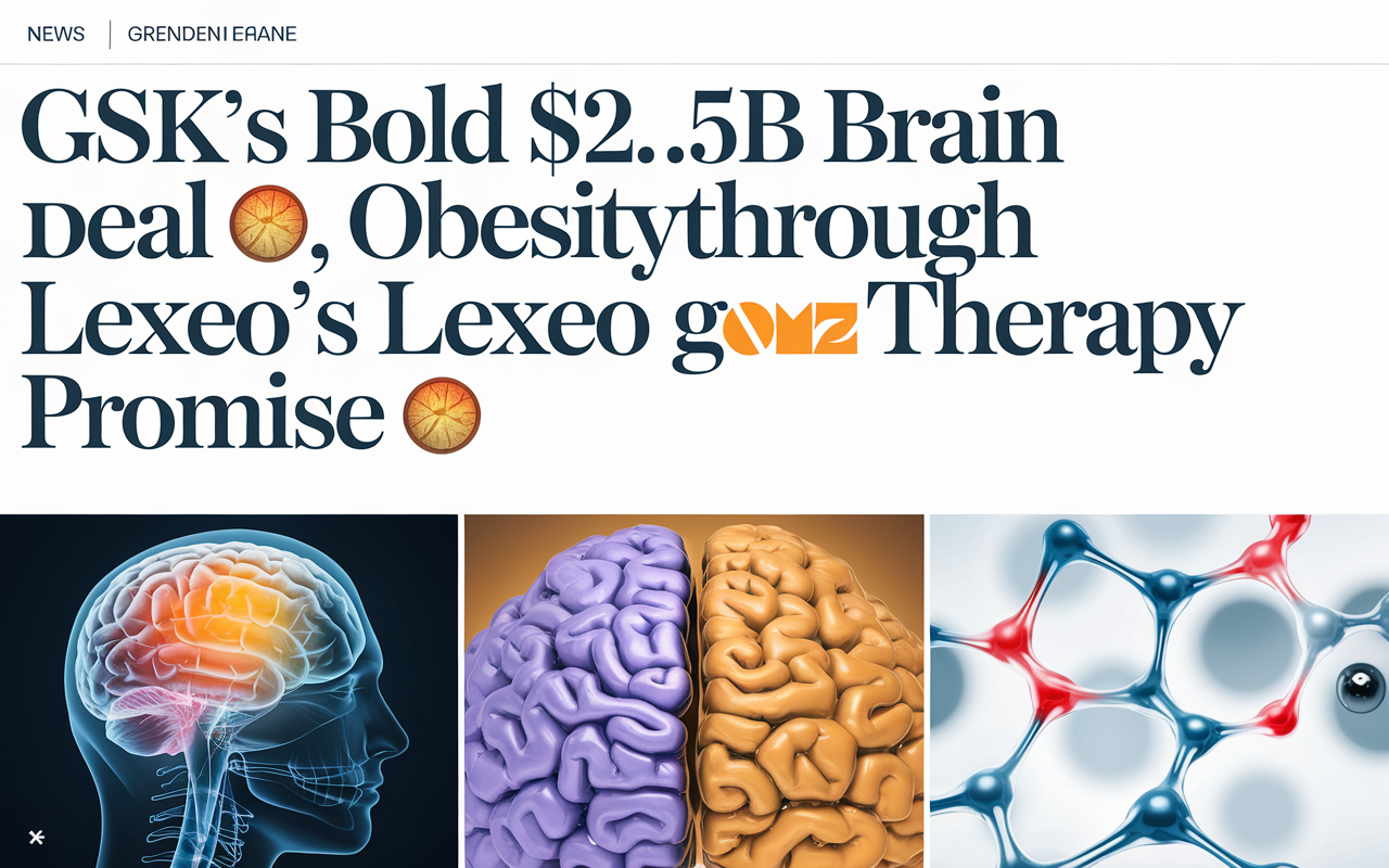 GSK's Bold $2.5B Brain Deal 💉, Obesity Breakthrough 🧬, Lexeo's Gene Therapy Promise 🧠